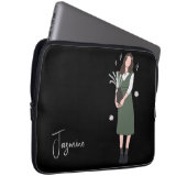 Verdant Blossom individuell anpassbar Laptopschutzhülle (Vorne Rechts)