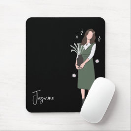 Verdant Blossom individuell anpassbar Mousepad