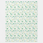 Verdant Blume Cosy Blanket Fleecedecke (Vorderseite)