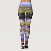 Verdant Cliffs und Azure Waves Leggings (Rückseite)