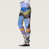 Verdant Cliffs und Azure Waves Leggings (Links)
