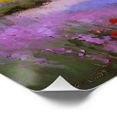 Verdant Cliffs und Azure Waves Poster (Ecke)