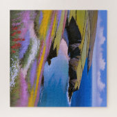 Verdant Cliffs und Azure Waves Puzzle (Horizontal)