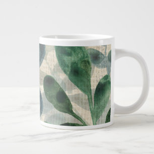 Verdant-Eleganz - tropische Blätter Jumbo-Tasse