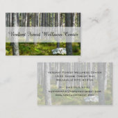 Verdant Forest Mediation Visitenkarte (Vorne/Hinten)
