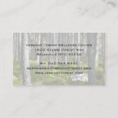 Verdant Forest Mediation Visitenkarte (Rückseite)