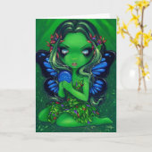 "Verdant Green" Greeting Card Karte (Gelbe Blume)