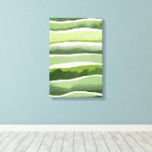 Verdant Harmony Stretched Canvas Print Leinwanddruck (Insitu (Holzboden))