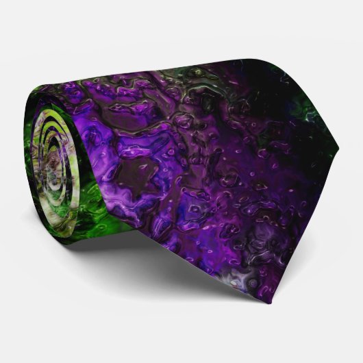 Verdant Lila Krawatte (Gerollt)