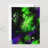 Verdant Lila Postkarte (Vorne/Hinten)