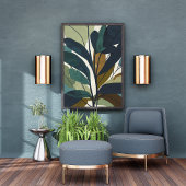 Verdant Nah-up Art Print Fotodruck