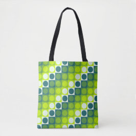 Verdant Polka Grid Tasche