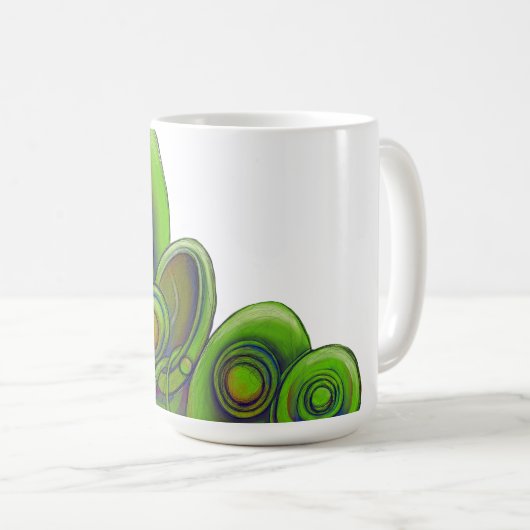 Verdant Rings Kaffeetasse (VorderseiteRechts)