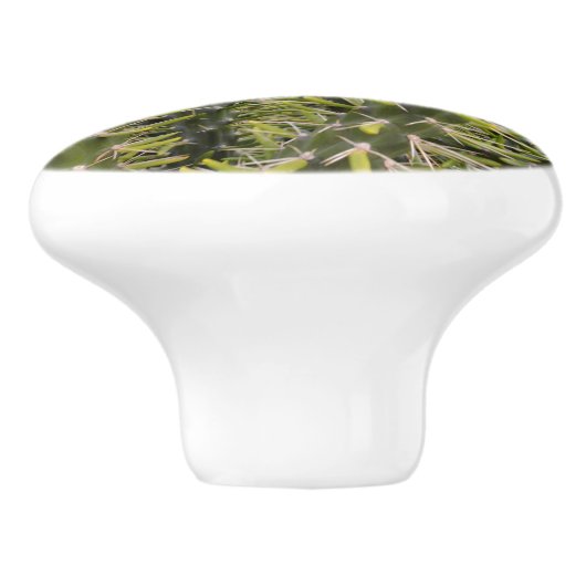 "Verdant Sentinels: Die prickelnde Majestät des Ka Keramikknauf (Seitenansicht)