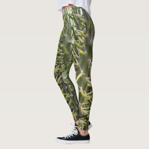 "Verdant Sentinels: Die prickelnde Majestät des Ka Leggings