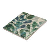 Verdant Sophisticiness - Tropische Blätter Fliese (Seite)