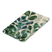 Verdant Sophisticiness - Tropische Blätter Magnet (Linke Seite)