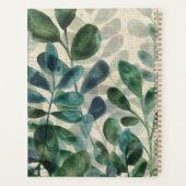 Verdant Sophisticiness - Tropische Blätter Planer (Rückseite)
