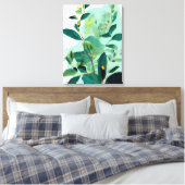 Verdant Tapestry Leinwanddruck (Insitu (Schlafzimmer))