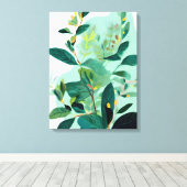 Verdant Tapestry Leinwanddruck (Insitu (Holzboden))
