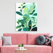 Verdant Tapestry Leinwanddruck (Insitu (Wohnzimmer))