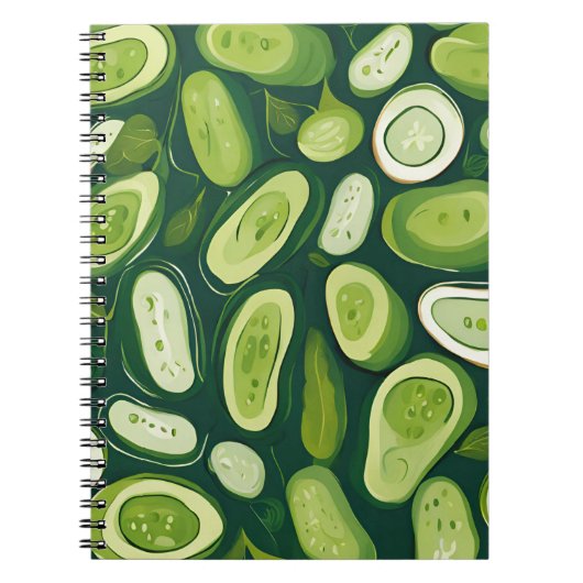 Verdant Veggie Notebook Notizblock (Vorderseite)