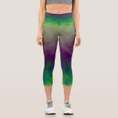 Verdant Veil Capri Leggings (Vorderseite)