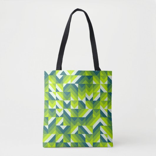 Verdant Vibes Mosaic Tasche (Vorderseite)