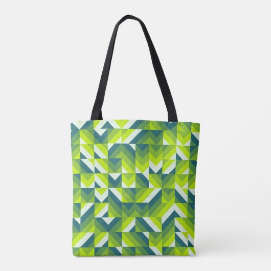 Verdant Vibes Mosaic Tasche (Rückseite)