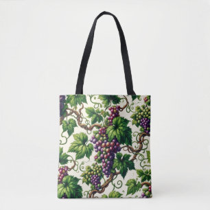 Verdant Vineyard Bliss: Ein Tapestry von Grapevine Tasche