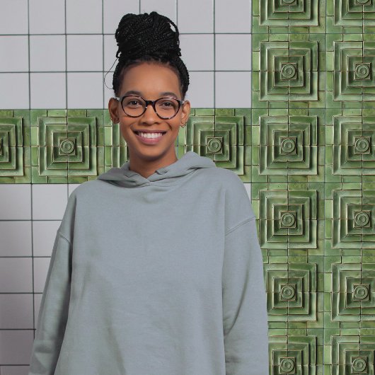 Verdant Visions Geometrische Keramik Tile Fliese