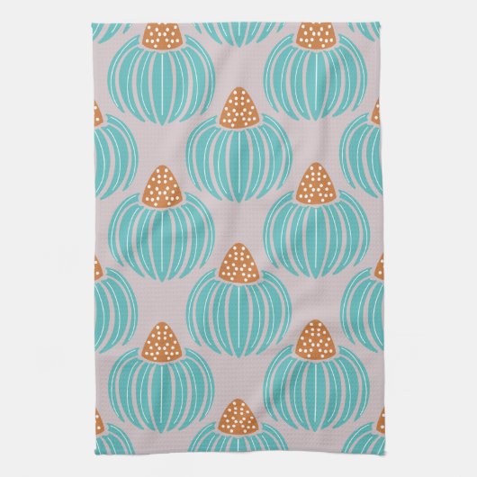 Verdant Whimsy Bud - Pink Geschirrtuch (Vertikal)