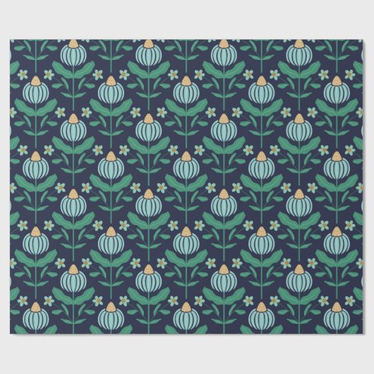 Verdant Whimsy Geschenkpapier (Flach)