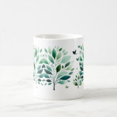 Verdant Whispers Chickadee Kaffeetasse (Mittel)