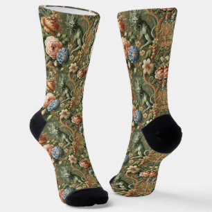 Verdant's Wrath - Gotisches Viktorianisches Tapest Socken