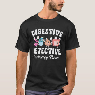 Verdauungsdetektiv Endoskopie-Krankenschwester End T-Shirt