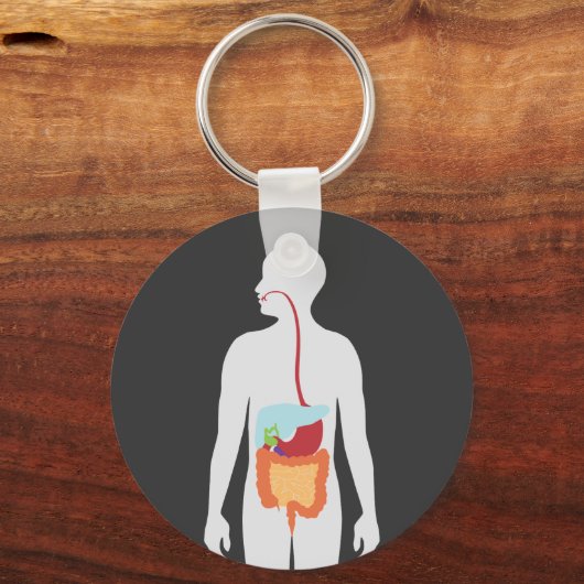 Verdauungssystem Schlüsselanhänger (Vorderseite)