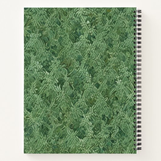 Verde Bohemio Notizblock (Rückseite)