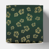 verde de bosque para cumple con corazón y flores geschenkschachtel (Oben)
