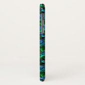 Verde esmeralda e curvas, sob grade niquelada? Case-Mate iPhone hülle (Hinten/Links)