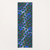 Verde esmeralda e curvas, sob grade niquelada? yogamatte (Vorderseite)