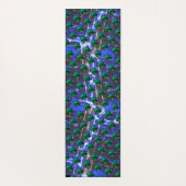 Verde esmeralda e curvas, sob grade niquelada? yogamatte (Rückseite)