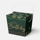 verde lindo para cumple con flores geschenkschachtel (Vorderseite)