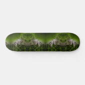 Verde Pistacho remolino Skateboard (Horizontal)