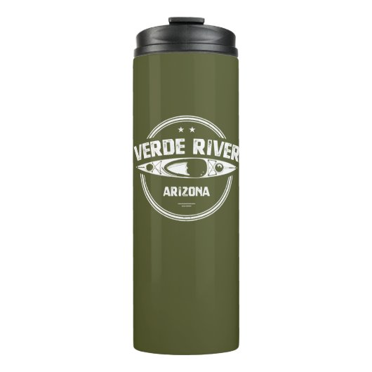 Verde River Arizona Kayaking Thermosbecher (Vorderseite)