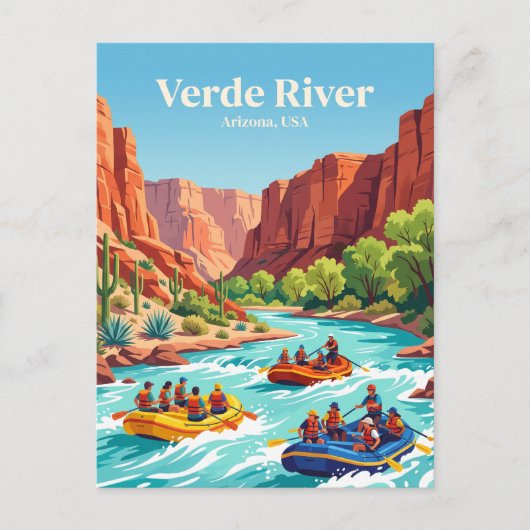 Verde River USA Postkarte (Vorderseite)