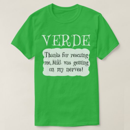Verde Sauce T-Shirt (Design vorne)
