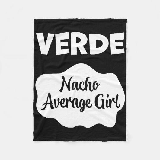 Verde Taco Sauce Kostüm Frauen Männer Kinder Hallo Fleecedecke (Vorderseite)