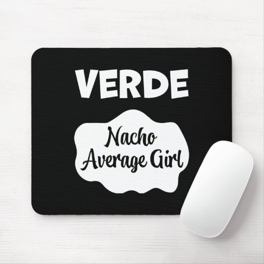 Verde Taco Sauce Kostüm Frauen Männer Kinder Hallo Mousepad (Mit Mouse)