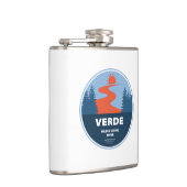 Verde Wild und Landschaftlicher Fluss Arizona Flachmann (Rechts)